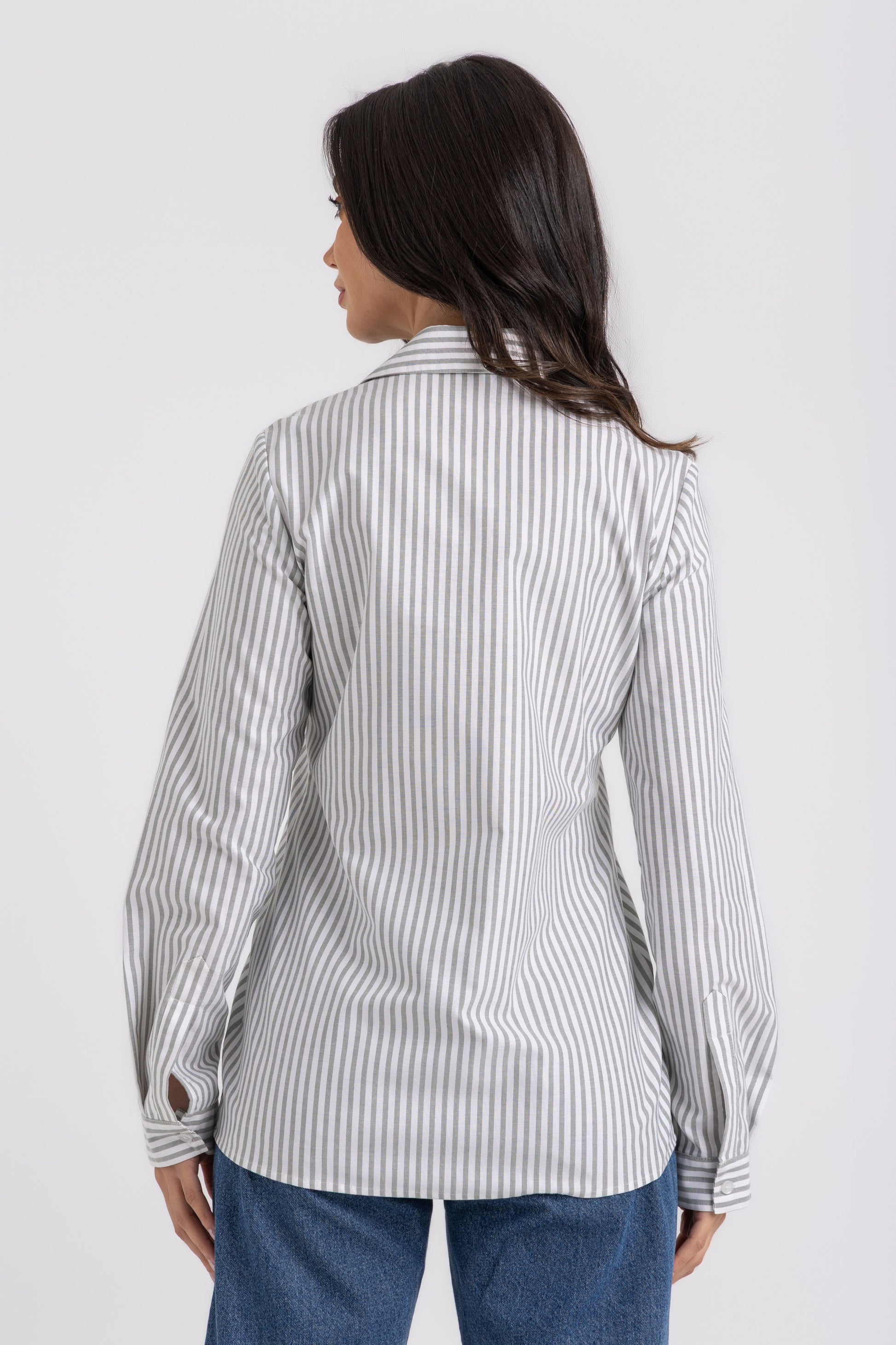 Stripe Classic Button-Down Shirt