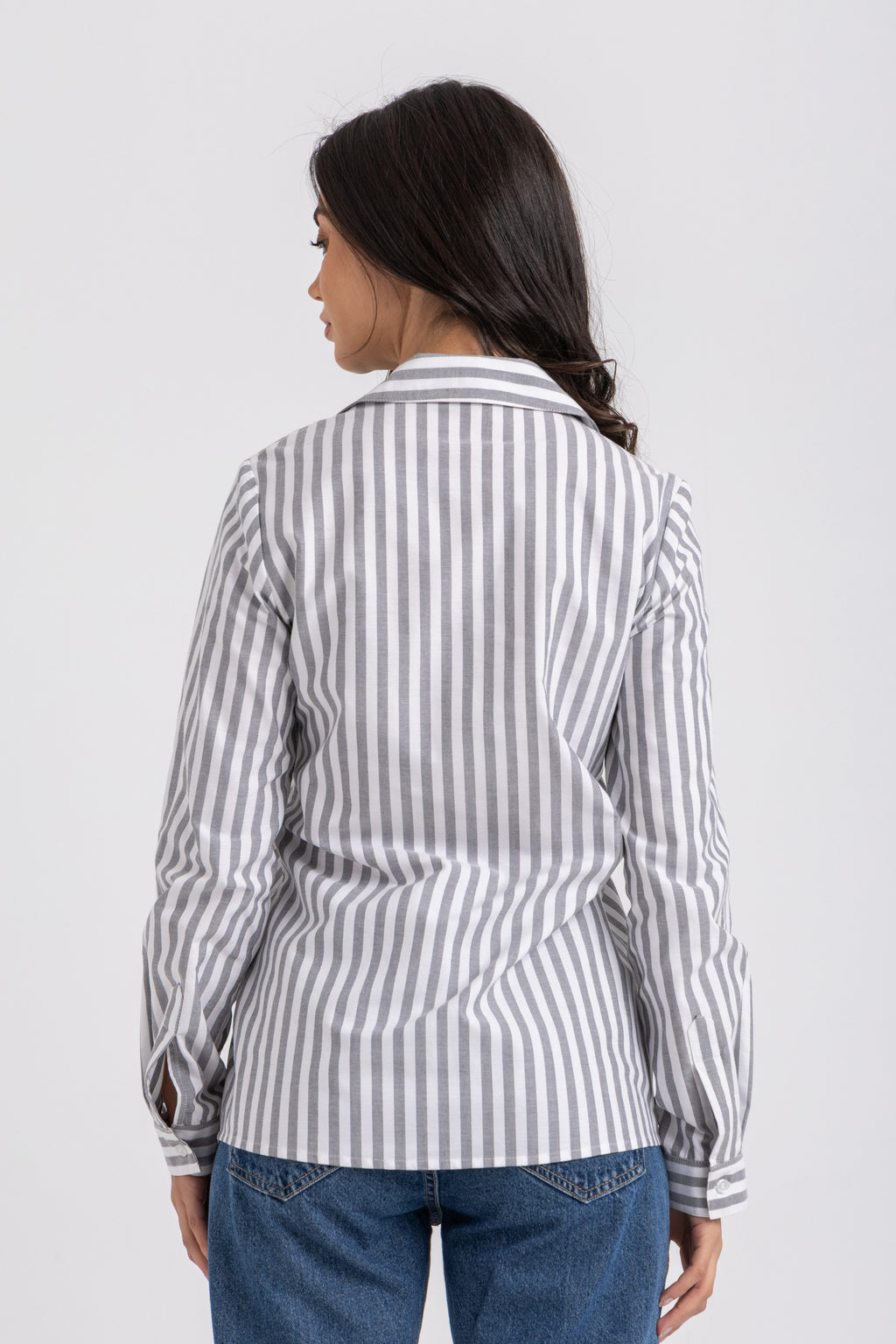 Stripe Classic Button-Down Shirt
