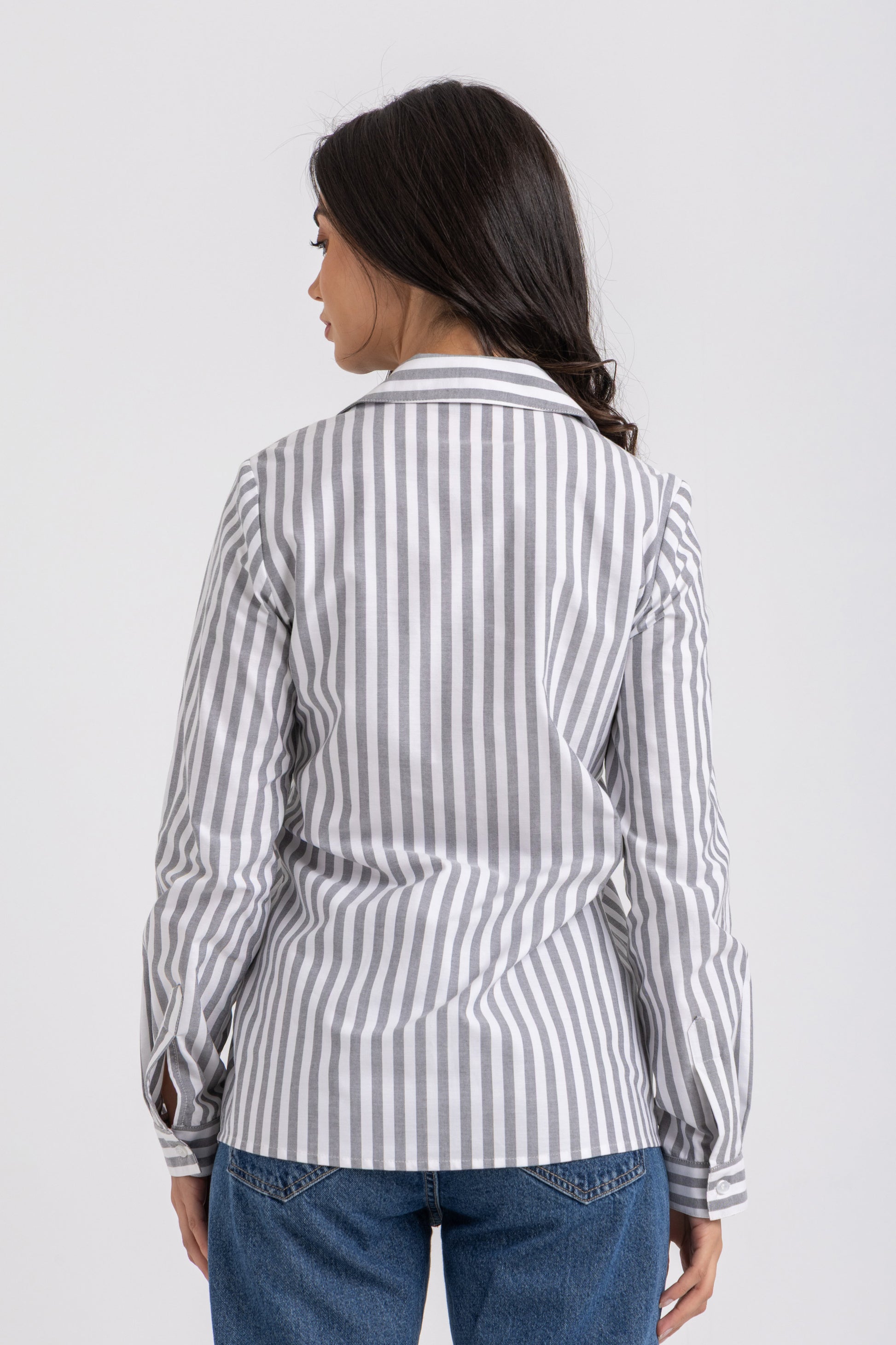 Stripe Classic Button-Down Shirt
