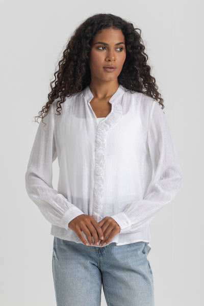 Relaxed textured blouse