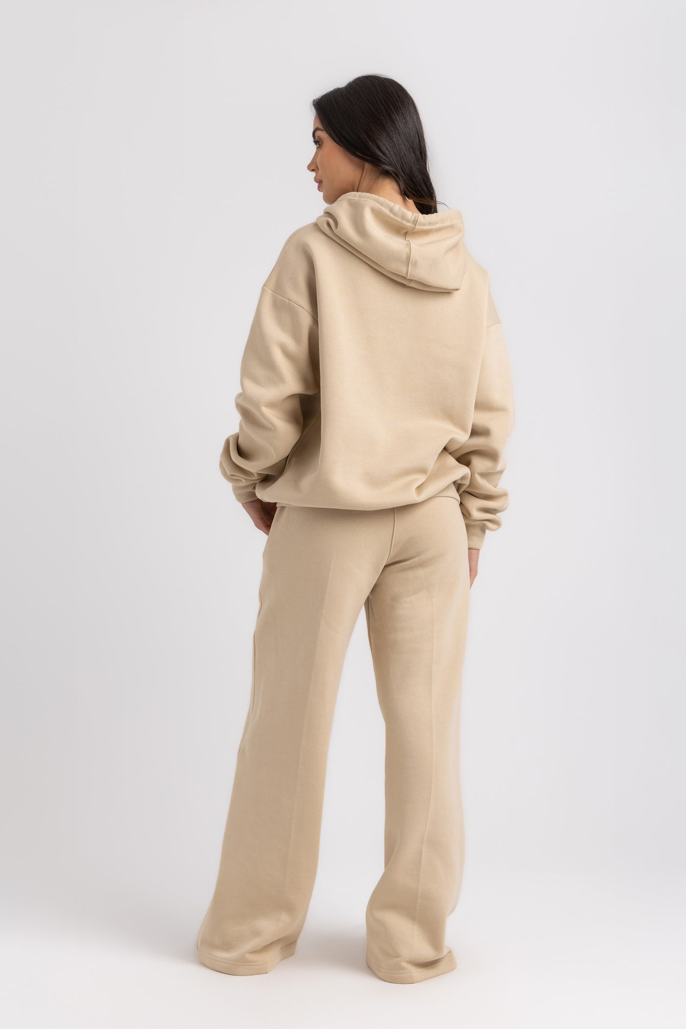 Wide-Leg Cotton Trousers