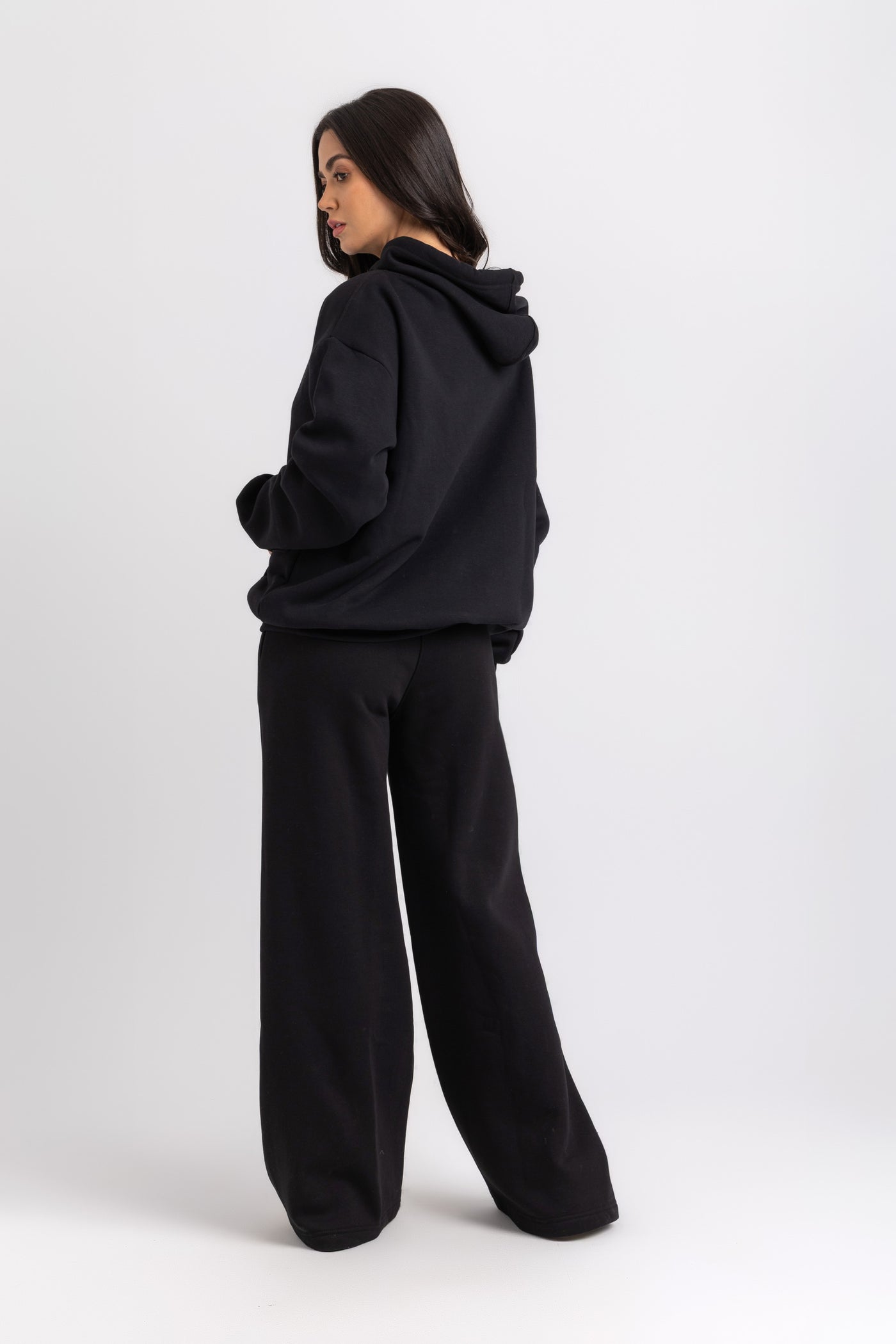 Wide-Leg Cotton Trousers