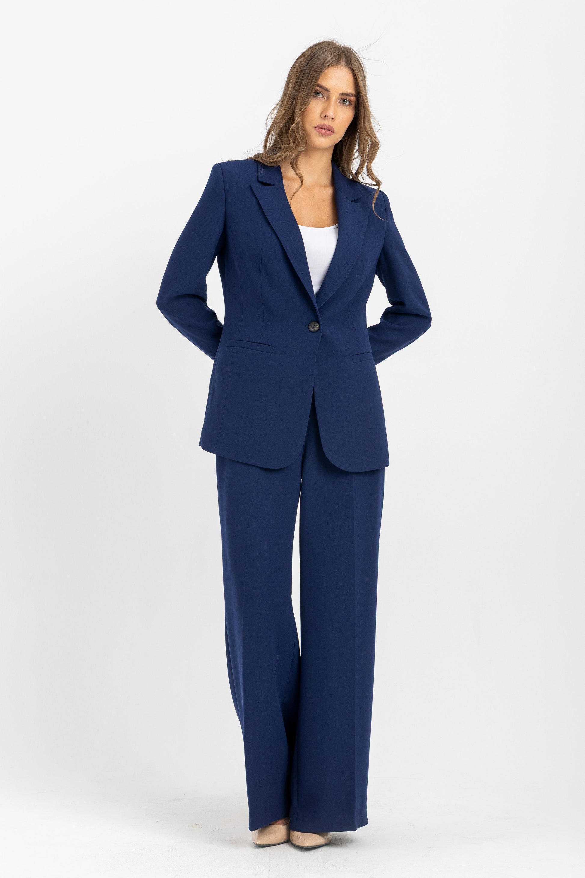 ESLA Tailored Single-Breasted Jacket
