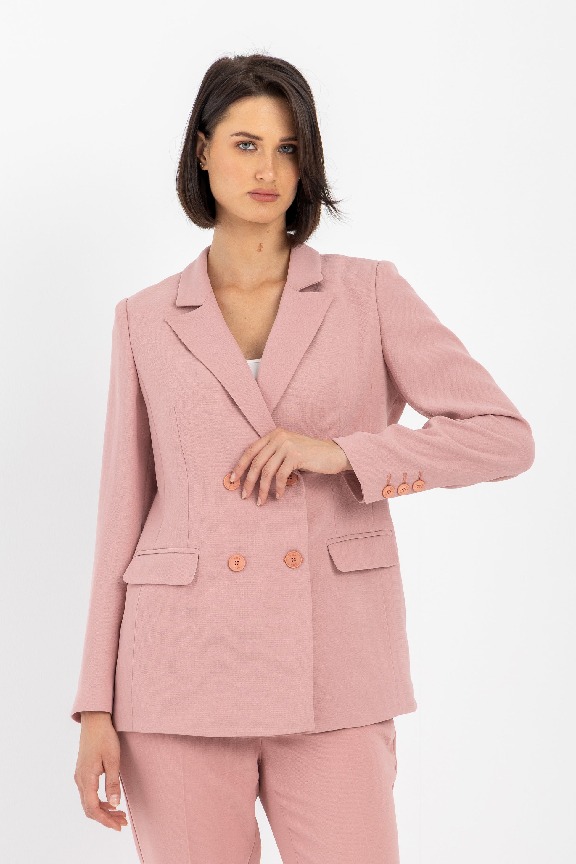 ESLA Double-Breasted Tailored Jacket