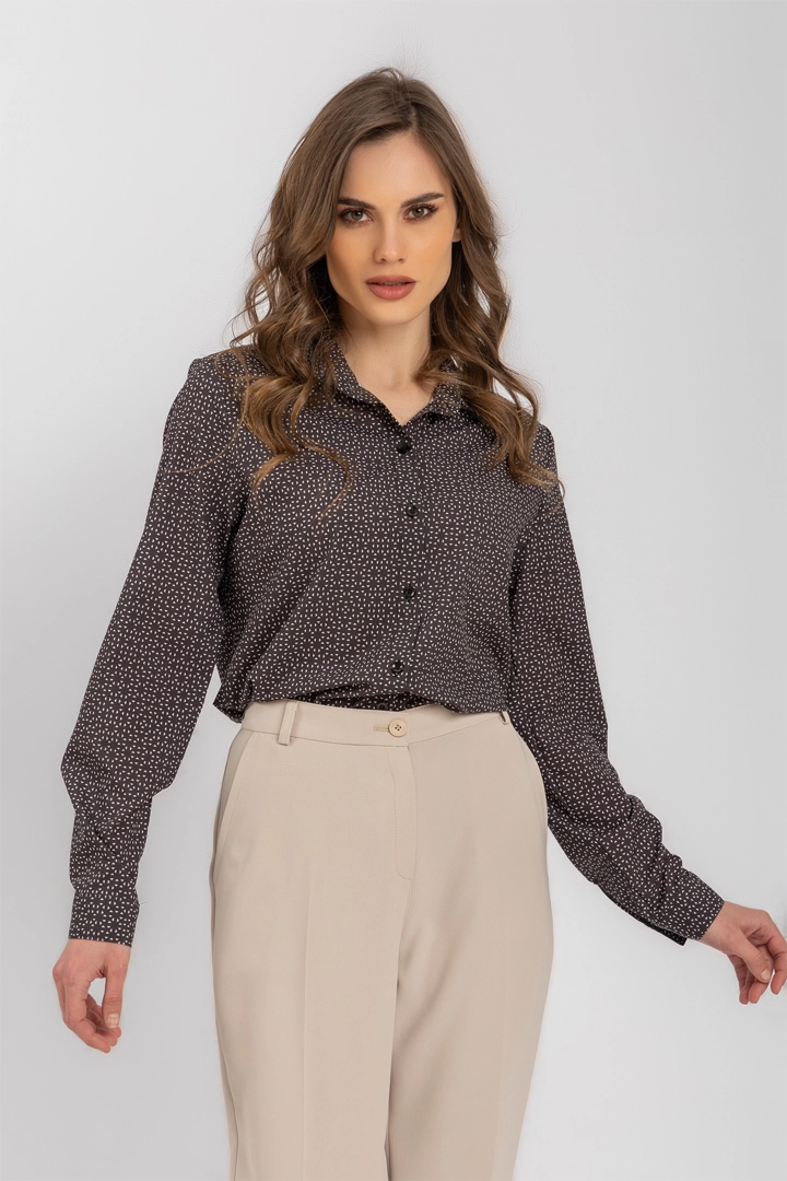 Women's Polka Dot Shirt | ESLA Classic Fit