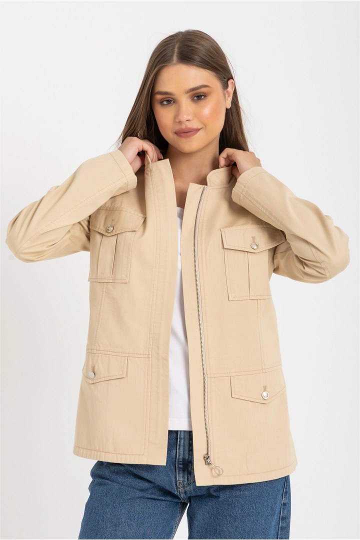 D. Beige