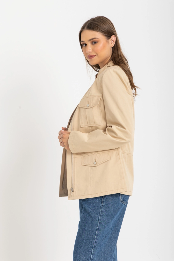 D. Beige