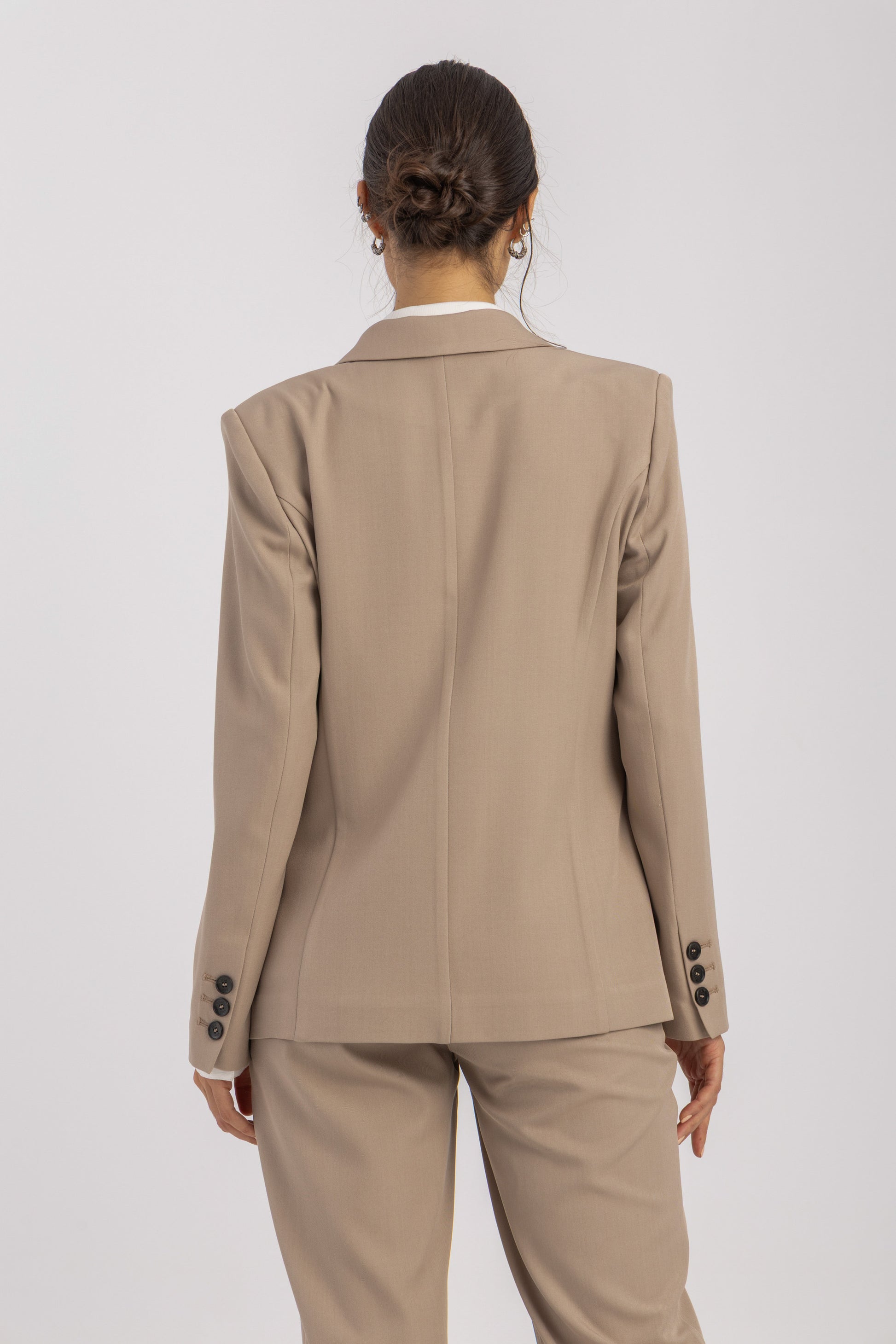 Single-Breasted Tailored Blazer