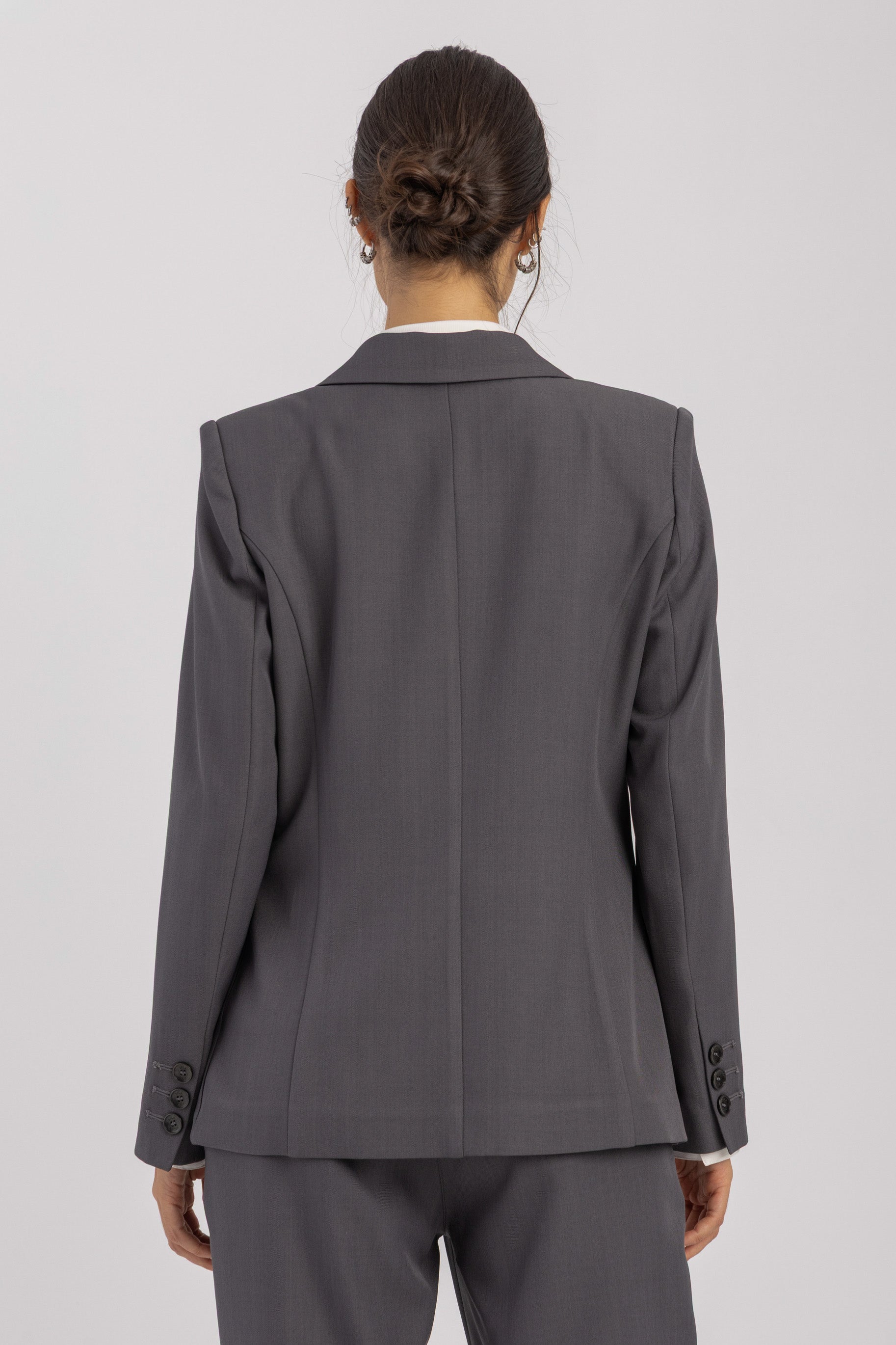 Single-Breasted Tailored Blazer