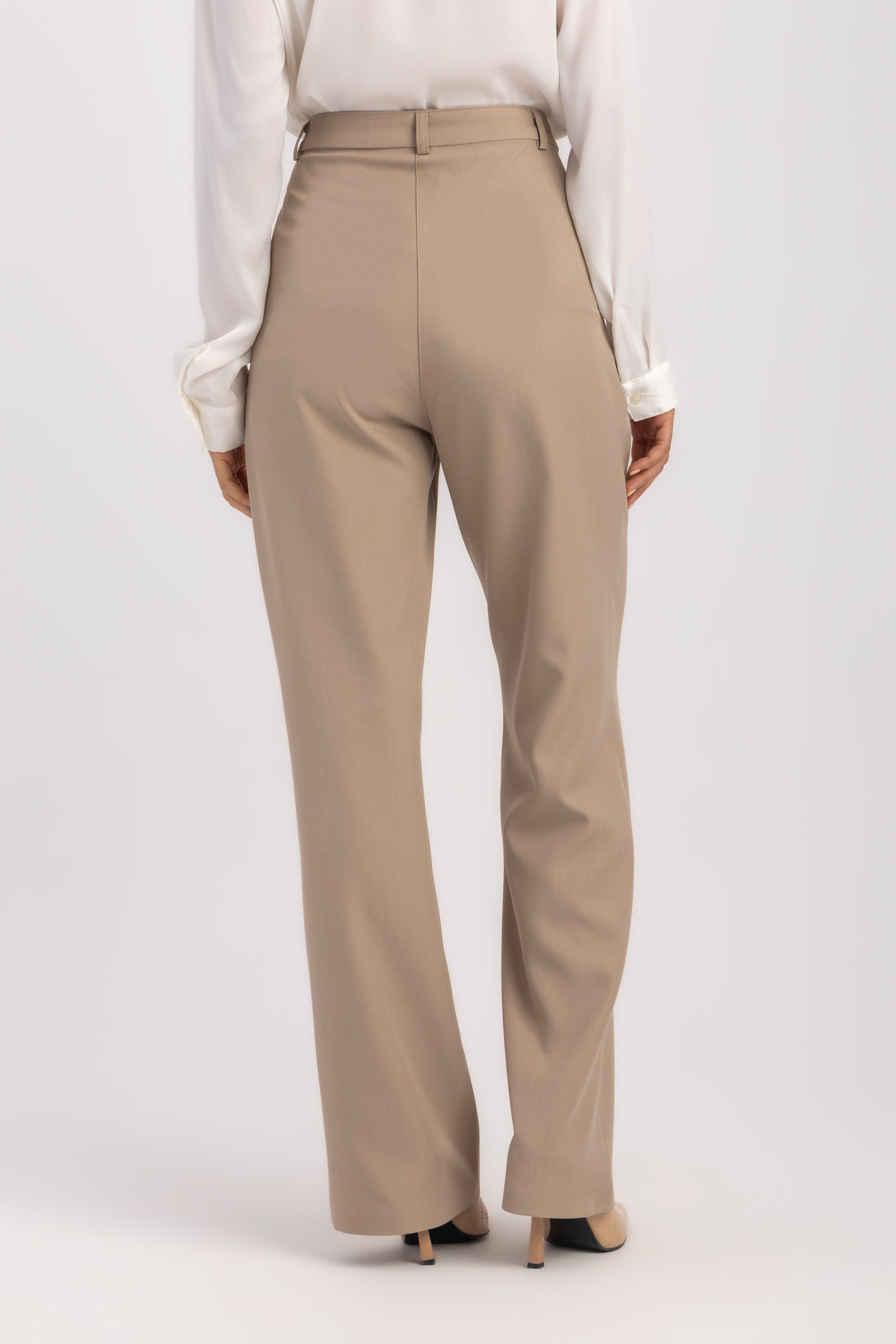 Straight-Leg Tailored Trousers