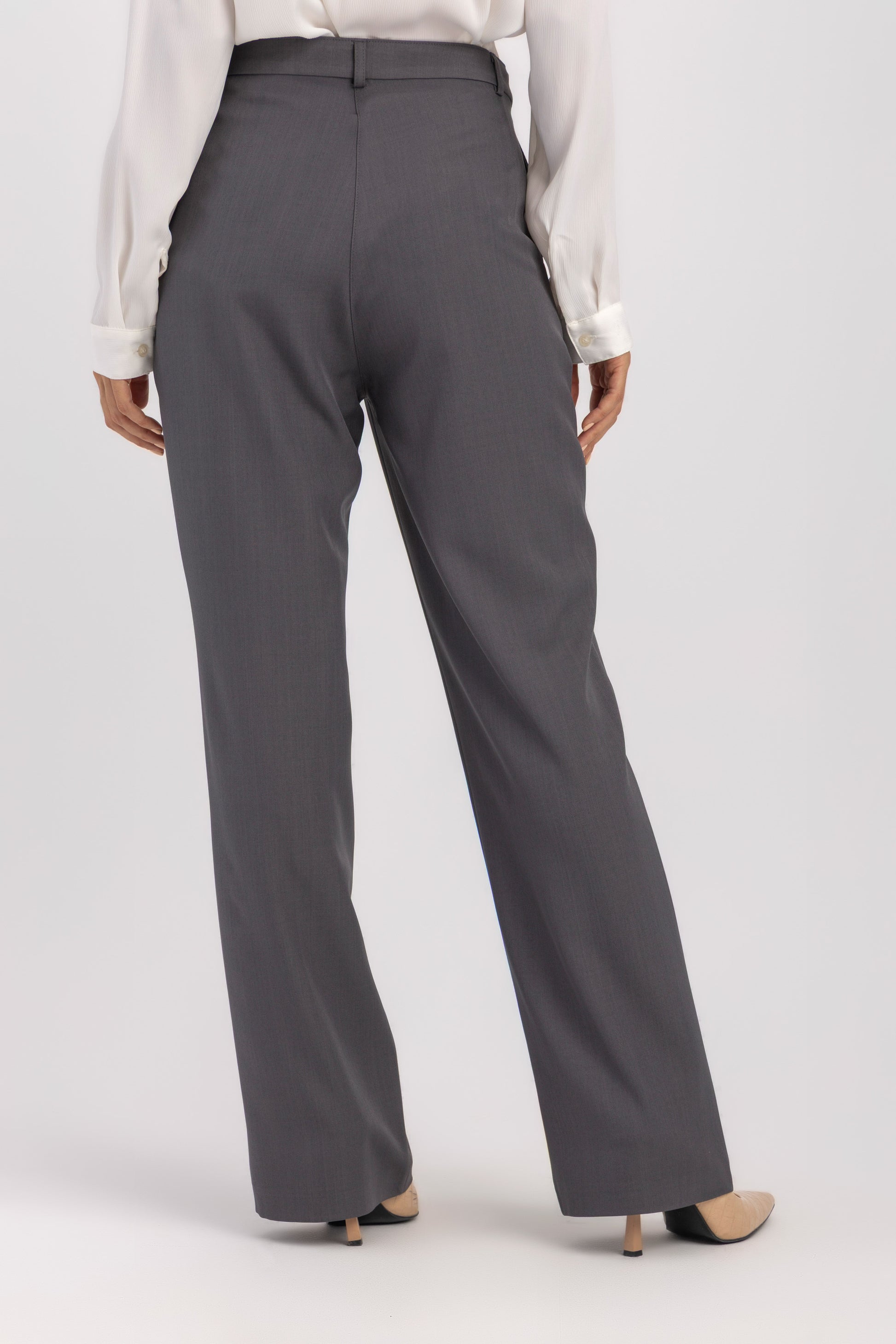Straight-Leg Tailored Trousers