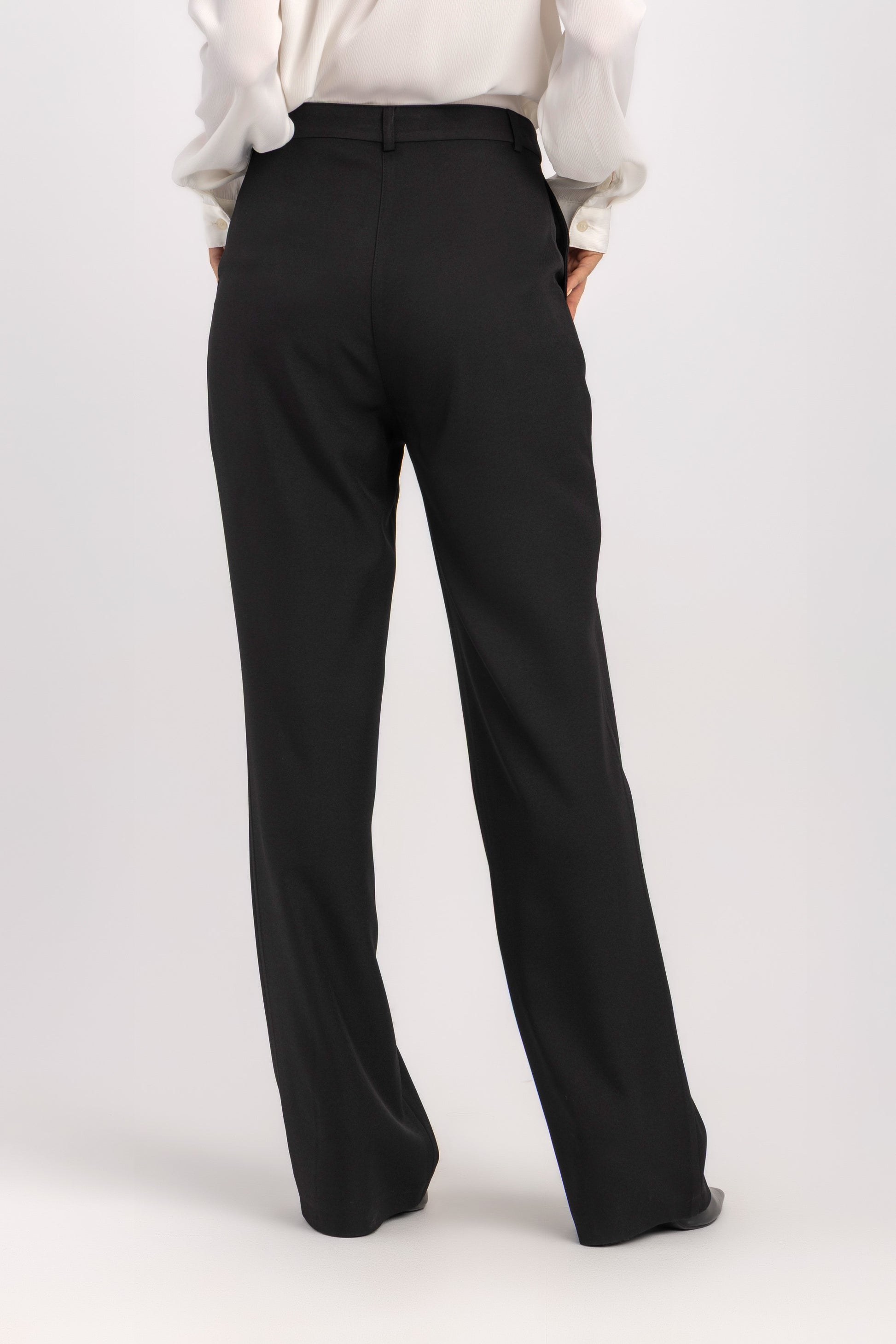 Straight-Leg Tailored Trousers