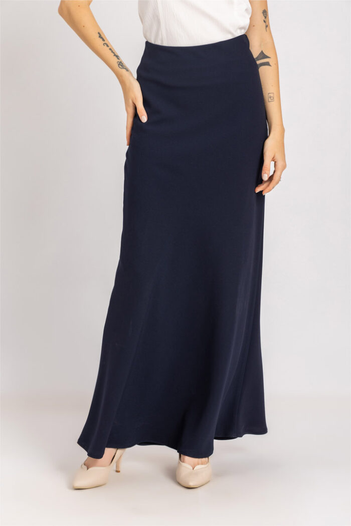 Flared Maxi Skirt | ESLA Women’s Apparel | Crepe Finish