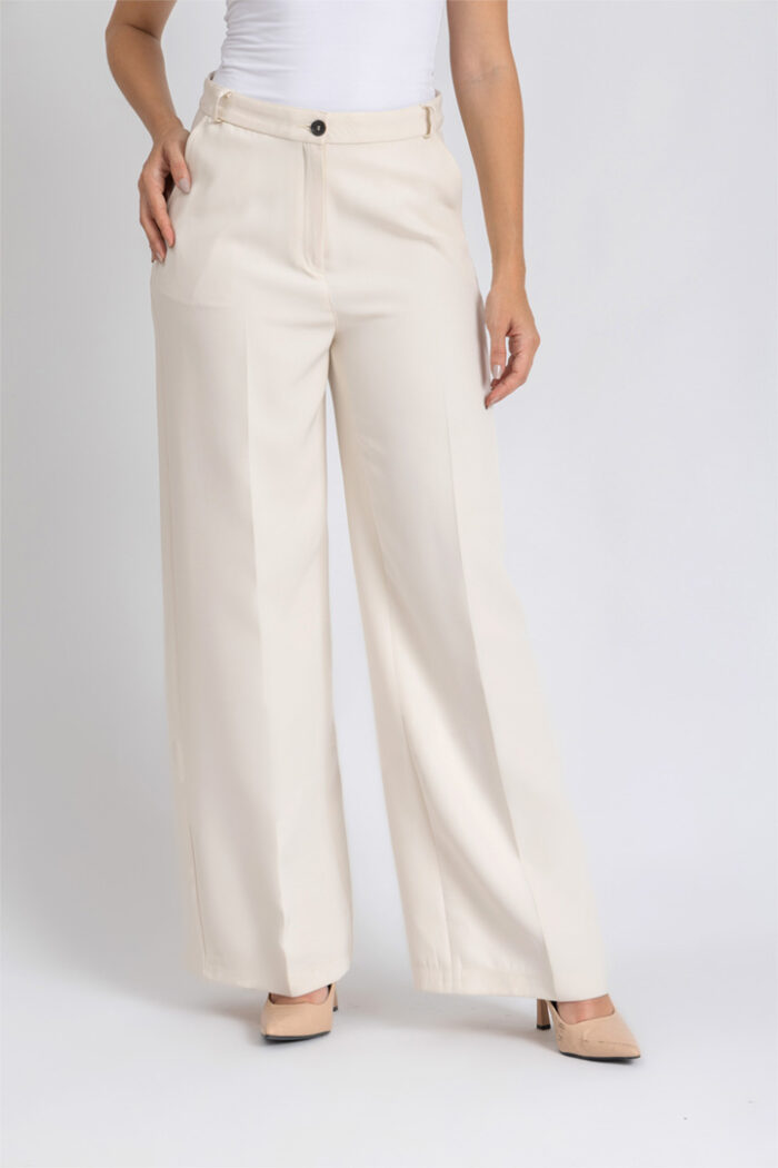 Formal Trousers Wide-Leg Pants Crepe – ESLA